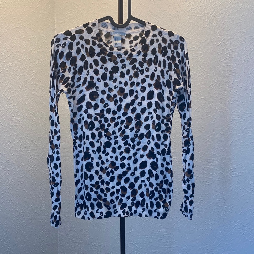 H&M Leopard Sweater